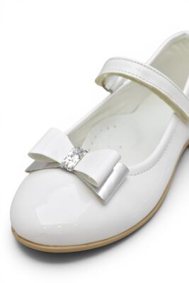 6062 Rahat Taban Tokalı Kız Çocuk Babet Ayakkabı Düğün Abiye Nişan Ayakkabısı - 6