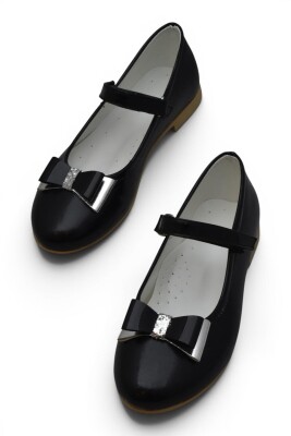 6062 Rahat Taban Tokalı Kız Çocuk Babet Ayakkabı Düğün Abiye Nişan Ayakkabısı - 10