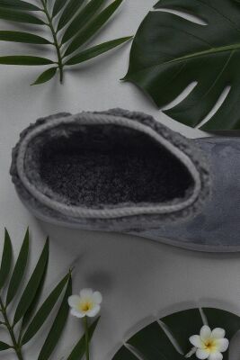 616 Günlük Kadın Bot Süet İçi Kürklü Yüksek Kalın Taban Kışlık Bot - 14