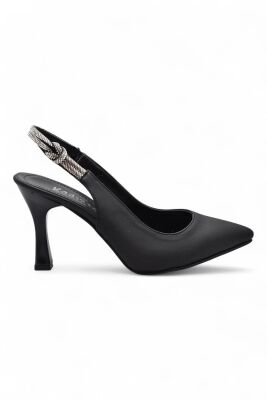 6509 9cm Kadın Topuklu Ayakkabı Stiletto Abiye Düğün Nişan Ayakkabısı - 5