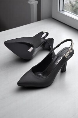 6509 9cm Kadın Topuklu Ayakkabı Stiletto Abiye Düğün Nişan Ayakkabısı - 7