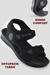 ISPARTALILAR - 65162 Ortopedik Taban Rahat Erkek Çocuk Sandalet Terlik Avox