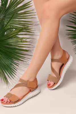 652 Ortopedik Taban Spor Outdoor Kadın Sandalet Esnek Hafif Sandalet - 2