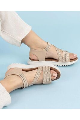 652 Ortopedik Taban Spor Outdoor Kadın Sandalet Esnek Hafif Sandalet - 9