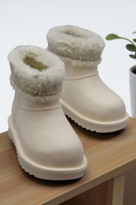 65D Rahat Taban İçi Kürklü Su Geçirmez Kız Çocuk Bot Günlük Çocuk Bot - 1