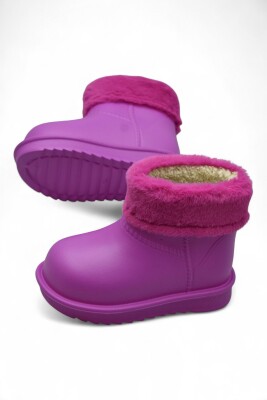 65D Rahat Taban İçi Kürklü Su Geçirmez Kız Çocuk Bot Günlük Çocuk Bot - 7