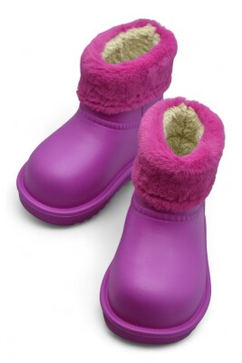 65D Rahat Taban İçi Kürklü Su Geçirmez Kız Çocuk Bot Günlük Çocuk Bot - 17