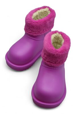 65D Rahat Taban İçi Kürklü Su Geçirmez Kız Çocuk Bot Günlük Çocuk Bot - 17