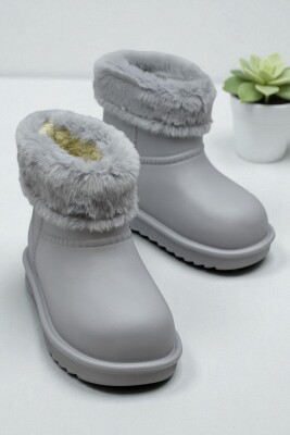 65D Rahat Taban İçi Kürklü Su Geçirmez Kız Çocuk Bot Günlük Çocuk Bot - 3