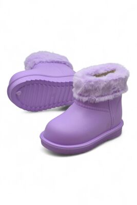 65D Rahat Taban İçi Kürklü Su Geçirmez Kız Çocuk Bot Günlük Çocuk Bot - 9