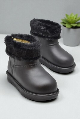 65D Rahat Taban İçi Kürklü Su Geçirmez Kız Çocuk Bot Günlük Çocuk Bot - 4