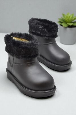 65D Rahat Taban İçi Kürklü Su Geçirmez Kız Çocuk Bot Günlük Çocuk Bot - 4