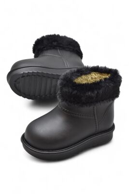 65D Rahat Taban İçi Kürklü Su Geçirmez Kız Çocuk Bot Günlük Çocuk Bot - 8