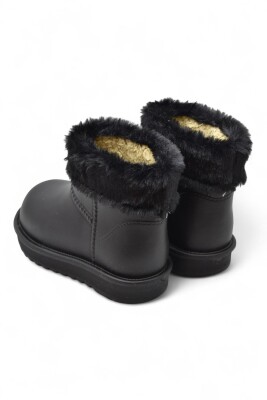 65D Rahat Taban İçi Kürklü Su Geçirmez Kız Çocuk Bot Günlük Çocuk Bot - 11