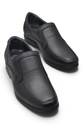 680 Hazır Rahat Taban İçi Dışı Deri Erkek Ayakkabı Bağcıksız Klasik Erkek Ayakkabı - 2