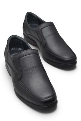 680 Hazır Rahat Taban İçi Dışı Deri Erkek Ayakkabı Bağcıksız Klasik Erkek Ayakkabı - 2