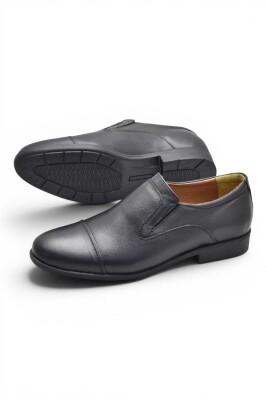 692 Hazır Rahat Taban İçi Dışı Deri Erkek Ayakkabı Bağcıksız Klasik Erkek Ayakkabı - 4