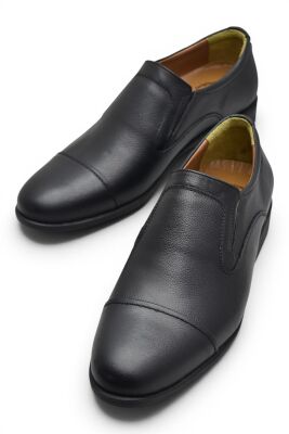 692 Hazır Rahat Taban İçi Dışı Deri Erkek Ayakkabı Bağcıksız Klasik Erkek Ayakkabı - 2