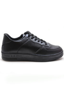 70 ORTOPEDİK Taban Beyaz Siyah Kız Erkek Sneakers Spor Ayakkabı - 4