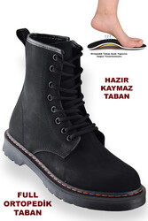 755 Günlük Bağcıklı Fermuarlı Kadın Bot Ayakkabı Postal Bayan Bot - ISPARTALILAR