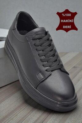 76 Tam Ortopedik Taban Hakiki Deri Günlük Erkek Ayakkabı Casual Erkek Ayakkabı Sneakers - 4