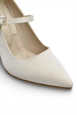 801 Kadın Topuklu Ayakkabı 9 cm Kadeh Topuk Abiye Düğün Nişan Ayakkabısı - 7