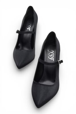 801 Kadın Topuklu Ayakkabı 9 cm Kadeh Topuk Abiye Düğün Nişan Ayakkabısı - 14