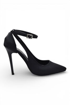 802 Bilekten Bağlamalı Kadın Topuklu Ayakkabı 9,5 cm Kadeh Topuk Abiye Düğün Nişan Ayakkabısı - 7