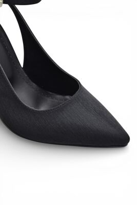 802 Bilekten Bağlamalı Kadın Topuklu Ayakkabı 9,5 cm Kadeh Topuk Abiye Düğün Nişan Ayakkabısı - 11