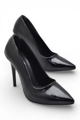 803 Stiletto Kadın Topuklu Ayakkabı 10,5 cm İnce Topuk Abiye Düğün Nişan Ayakkabısı - 3