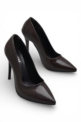 803 Stiletto Kadın Topuklu Ayakkabı 10,5 cm İnce Topuk Abiye Düğün Nişan Ayakkabısı - 4