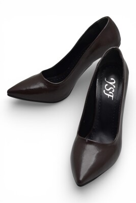 803 Stiletto Kadın Topuklu Ayakkabı 10,5 cm İnce Topuk Abiye Düğün Nişan Ayakkabısı - 5