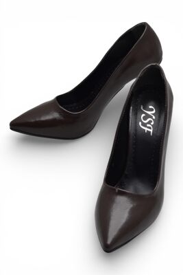 803 Stiletto Kadın Topuklu Ayakkabı 10,5 cm İnce Topuk Abiye Düğün Nişan Ayakkabısı - 5