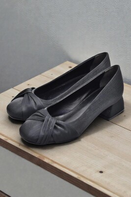 804 Kadın Topuklu Ayakkabı 3,5 cm Kalın Topuklu Anne Topuklu Ayakkabı - 5