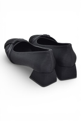 804 Kadın Topuklu Ayakkabı 3,5 cm Kalın Topuklu Anne Topuklu Ayakkabı - 9