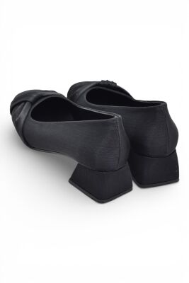 804 Kadın Topuklu Ayakkabı 3,5 cm Kalın Topuklu Anne Topuklu Ayakkabı - 9