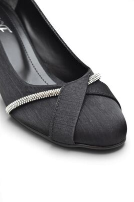 808 Kadın Topuklu Ayakkabı 3,5 cm Kalın Topuklu Kapalı Anne Topuklu Ayakkabı - 5