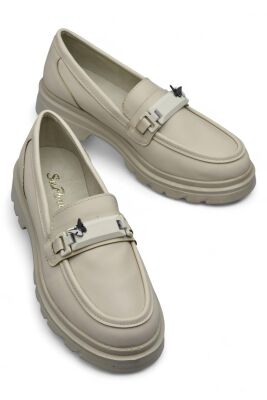 812-L Rahat Taban Günlük Siyah Kadın Laofer Ayakkabı Casual Kadın Ayakkabı Rugan - 6