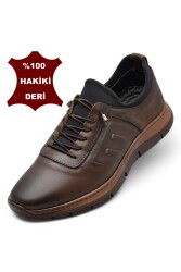 8414 Ortopedik Taban Hakiki Deri Erkek Günlük Ayakkabı BATTAL NO 45-46-47-48 - ISPARTALILAR