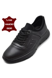 8414 Ortopedik Taban Hakiki Deri Erkek Günlük Ayakkabı BATTAL NO 45-46-47-48 - 5