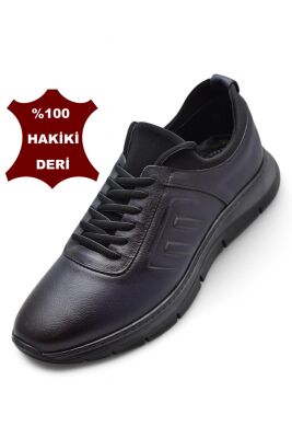 8414 Ortopedik Taban Hakiki Deri Erkek Günlük Ayakkabı BATTAL NO 45-46-47-48 - 9