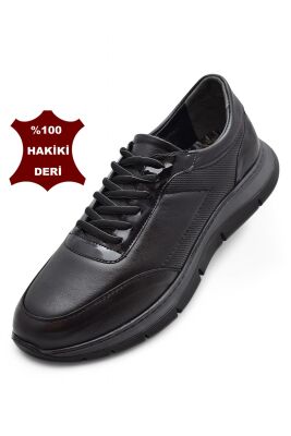 8415 Ortopedik Taban Hakiki Deri Erkek Günlük Ayakkabı BATTAL NO 45-46-47-48 - 1