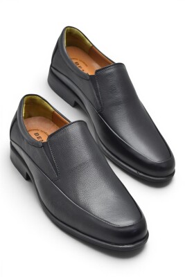 882 Hazır Rahat Taban İçi Dışı Deri Erkek Ayakkabı Bağcıksız Klasik Erkek Ayakkabı - 2