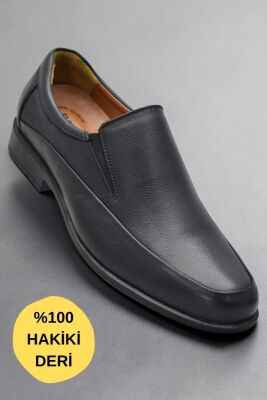 882 Hazır Rahat Taban İçi Dışı Deri Erkek Ayakkabı Bağcıksız Klasik Erkek Ayakkabı - 1