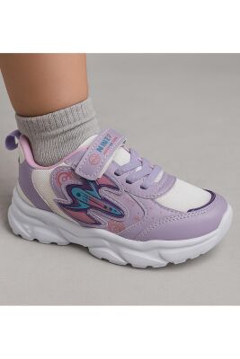 891 Rahat Taban Çocuk Spor Ayakkabı Kız Çocuk Spor Ayakkabı Cırtlı Model - 1