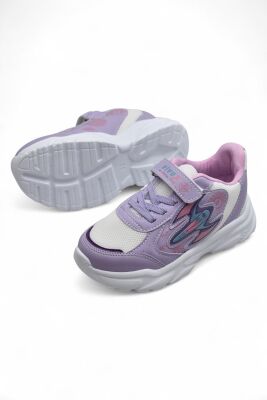 891 Rahat Taban Çocuk Spor Ayakkabı Kız Çocuk Spor Ayakkabı Cırtlı Model - 3