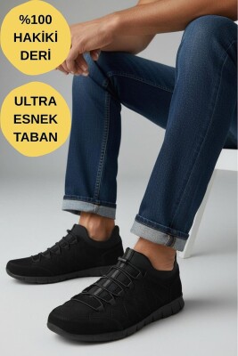 970 Ortopedik Taban Günlük Hakiki Deri Erkek Ayakkabı Esnek Hazır Taban Casual Ayakkabı - ISPARTALILAR