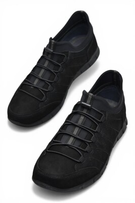 970 Ortopedik Taban Günlük Hakiki Deri Erkek Ayakkabı Esnek Hazır Taban Casual Ayakkabı - 5