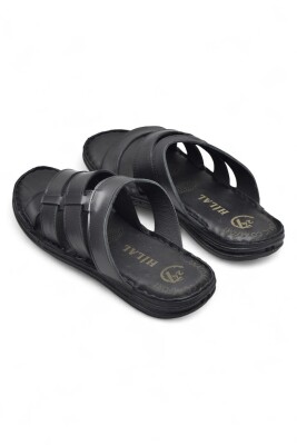 Ayakkabiburada 037 Günlük TAM ORTOPEDİK Hakiki Deri Erkek Terlik PUFF Taban - 4