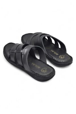 Ayakkabiburada 037 Günlük TAM ORTOPEDİK Hakiki Deri Erkek Terlik PUFF Taban - 4